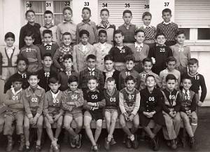 ECOLE JEAN ZAY GARCONS 1955 CM1